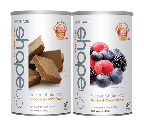 <b>ShapeUp</b> is a great source of protein and low in carbohydrates. Delicious Berries & Cream or indulgent Chocolate Fudge.